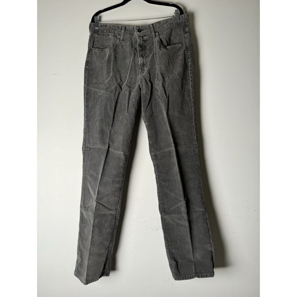 SKU California United Pants 36‎ Khaki Corduroy Jean Gray NWT